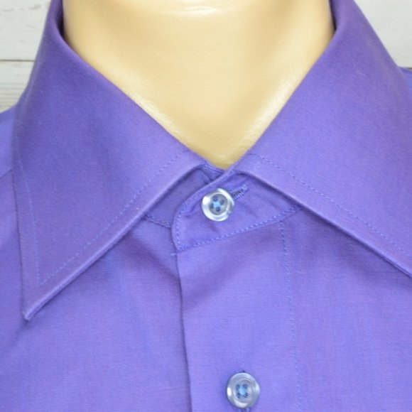 Casa Moda Mens Button Front Shirt Size 42 XL Blue - Picture 3 of 6